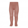 Basic rib tights TERRACOTA