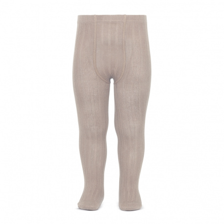 Basic rib tights STONE