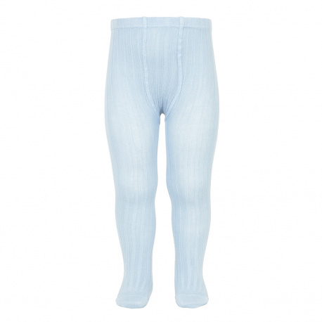 Basic rib tights BABY BLUE