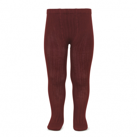 Basic rib tights GARNET