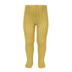 Basic rib tights MUSTARD