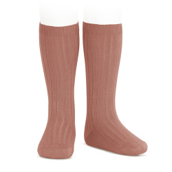 Basic rib knee high socks...