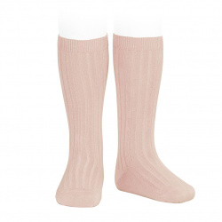 Basic rib knee high socks...