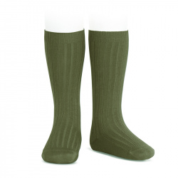 Basic rib knee high socks...