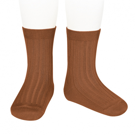 Basic rib short socks OXIDE