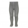 Plain stitch basic tights LIGHT GREY