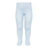 Collants basiques unies BLEU BEBE