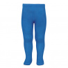 Plain stitch basic tights ELECTRIC BLUE