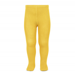 Collants basiques unies JAUNE