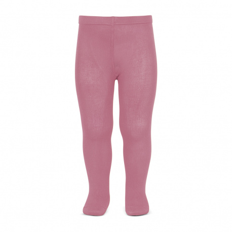 Plain stitch basic tights TAMARISK