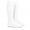 Chaussettes hautes basiques unies BLANC