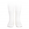 Chaussettes courtes unies basiques BLANC