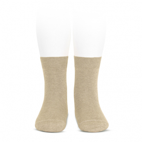 Chaussettes courtes unies basiques NOUGAT