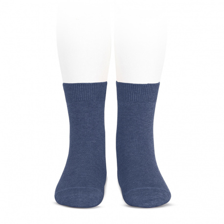 Chaussettes courtes unies basiques JEAN