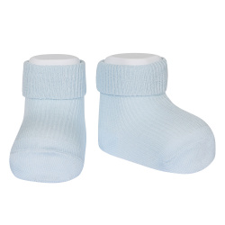 1x1 ankle socks with folded...