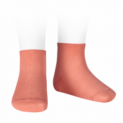 Elastic cotton ankle socks PEONY
