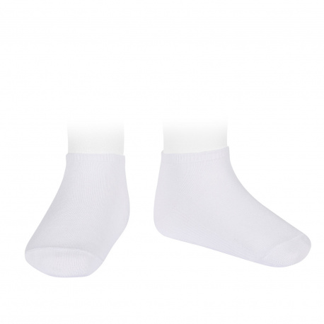 Chaussettes invisibles unies BLANC