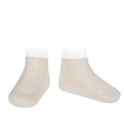 Elastic cotton trainer socks LINEN