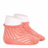 Chaussettes courtes coton ajouré filet PIVOINE