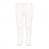 Perle openwork tights lateral spike WHITE
