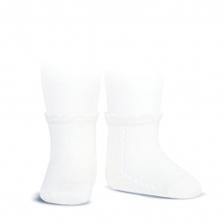 Perle side openwork short...