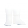 Perle side openwork short socks WHITE