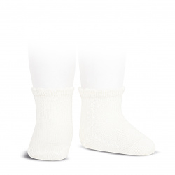 Perle side openwork short...