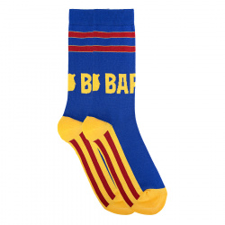 Barça striped short socks for men