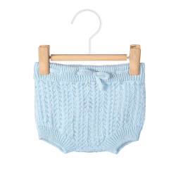 Openwork culotte with cord BABY BLUE