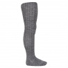 Wool rib tights LIGHT GREY