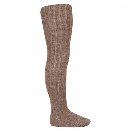 Wool rib tights TRUNK