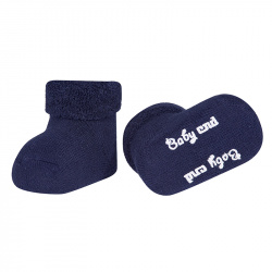 Baby cnd terry boots with folded cuff NAVY BLUE
