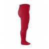 Collants coton unies avec pompons ROUGE