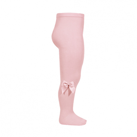 Tights with side grossgran bow PALE PINK