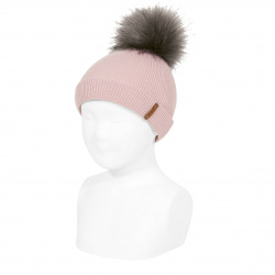 Gorro canalé doble vuelta...