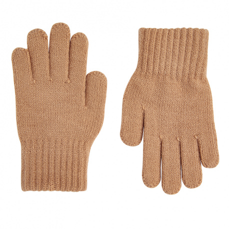 Gants tricot basiques CAMEL