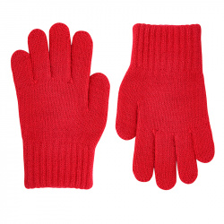 Gants tricot basiques ROUGE