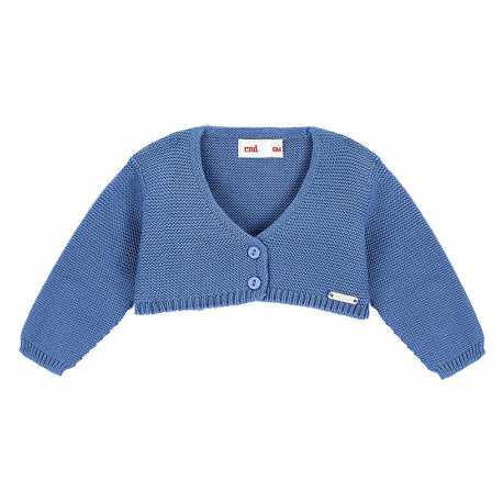 Bolero en tricot BLEU FRANCE