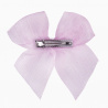 Hairclip with organza bow PALE PINK