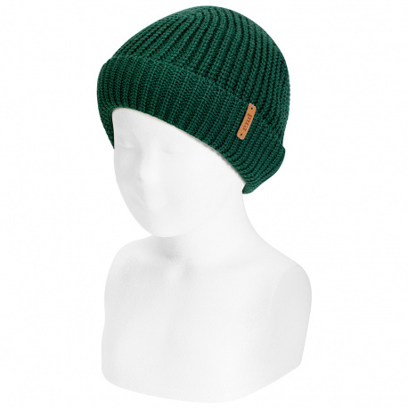 Gorra punt anglès amb volta VERD AMPOLLA