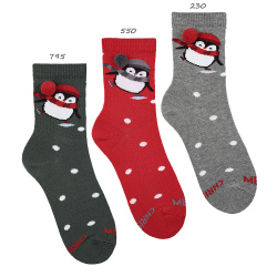 Christmas penguin socks