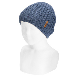 Merino blend sweater with...