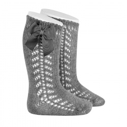 Side openwork warm cotton...