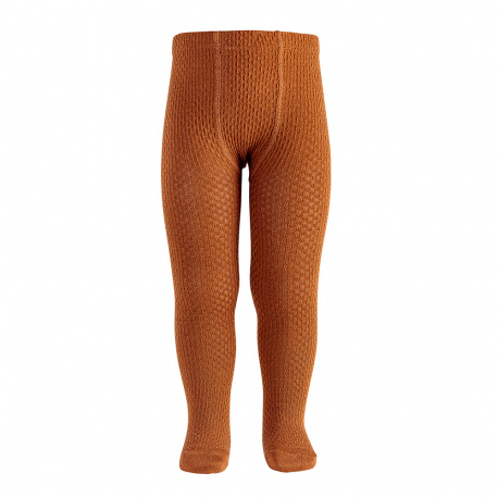 Merino wool-blend patterned tights OXIDE