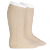Chaussettes hautes tressées LIN
