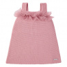 Robe point mousse avec tulle PALE ROSE