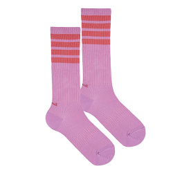 Sport socks with 4 horizontal stripeses SAKURA