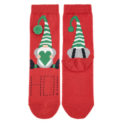Calcetines elfo de navidad ROJO