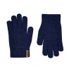 Merino wool-blend gloves NAVY BLUE