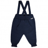 Trousers with suspenders NAVY BLUE